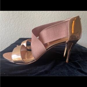 Ted Baker Rose Gold Strappy Heels